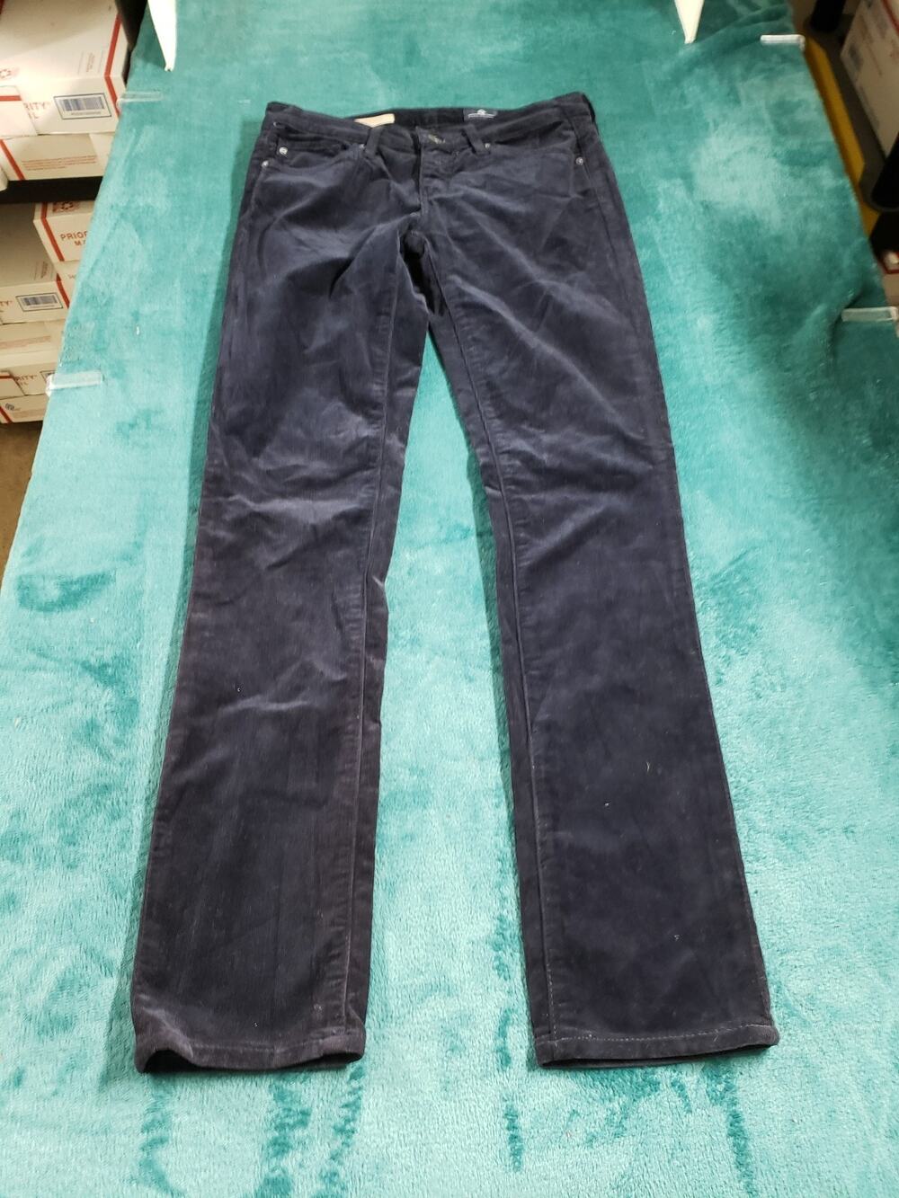 Adriano Goldschmied Jeans Size 25 Petite Women Black Pants Stevie Slim Straight